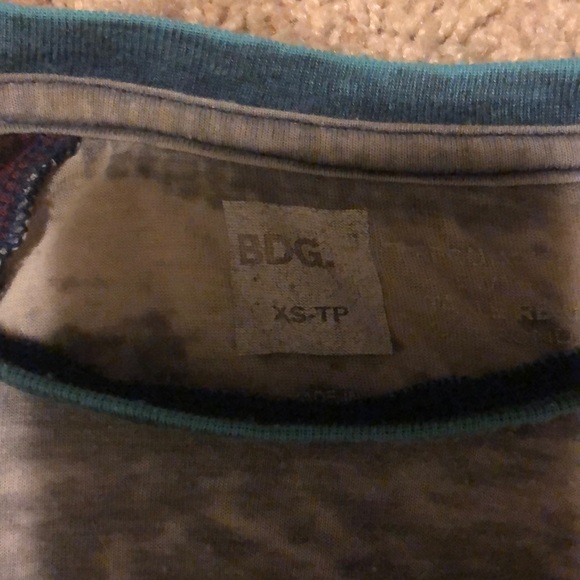 BDG Multicolored Baseball T Shirt Size Extra Small - Picture 2 of 3